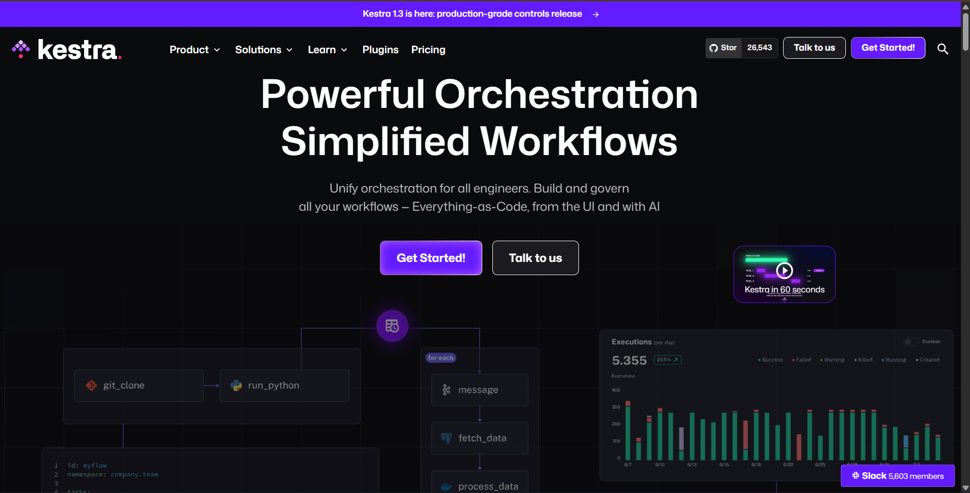 Kestra open source contribution screenshot